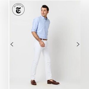 Sid Mashburn - Slim Straight Jeans in White NWOT